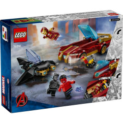 LEGO® 76310 MARVEL Iron Manovo auto a Black Panther vs. Red Hulk