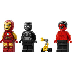 LEGO® 76310 MARVEL Iron Manovo auto a Black Panther vs. Red Hulk
