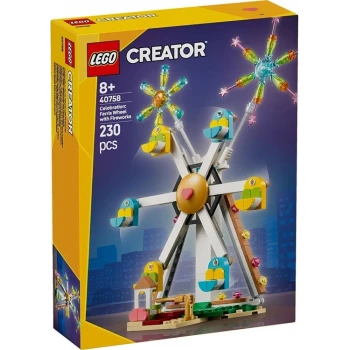 LEGO® 40758 Oslava: Ruské kolo s ohňostrojem
