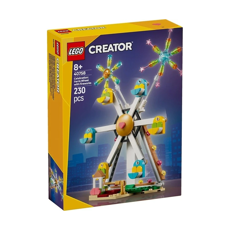 LEGO® 40758 Oslava: Ruské kolo s ohňostrojem