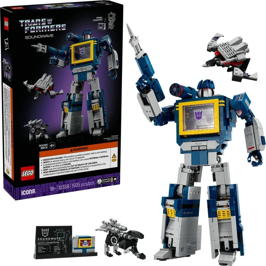 LEGO® 10358 ICONS Transformers: Soundwave