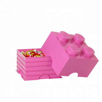 LEGO® STORAGE BOX 4 Úložný box růžový