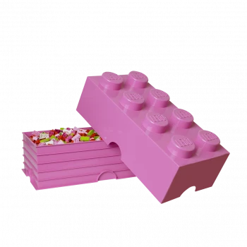 LEGO® STORAGE BOX 8 Úložný box růžový