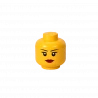 LEGO® STORAGE HEAD úložná hlava dívka velikost S