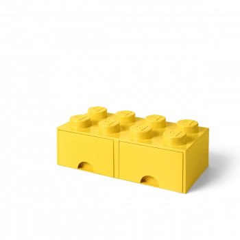 LEGO® STORAGE BOX 8 Úložný box žlutý s šuplíky