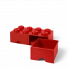 LEGO® STORAGE BOX 8 Úložný box červený s šuplíky