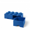 LEGO® STORAGE BOX 8 Úložný box modrý s šuplíky