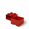 LEGO® STORAGE BOX 4 Úložný box červený s šuplíky