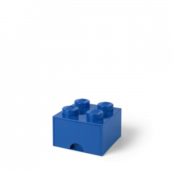 LEGO® STORAGE BOX 4 Úložný box modrý s šuplíky