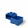 LEGO® STORAGE BOX 4 Úložný box modrý s šuplíky