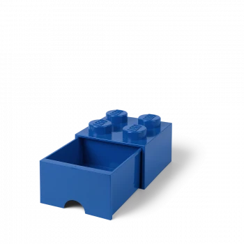 LEGO® STORAGE BOX 4 Úložný box modrý s šuplíky