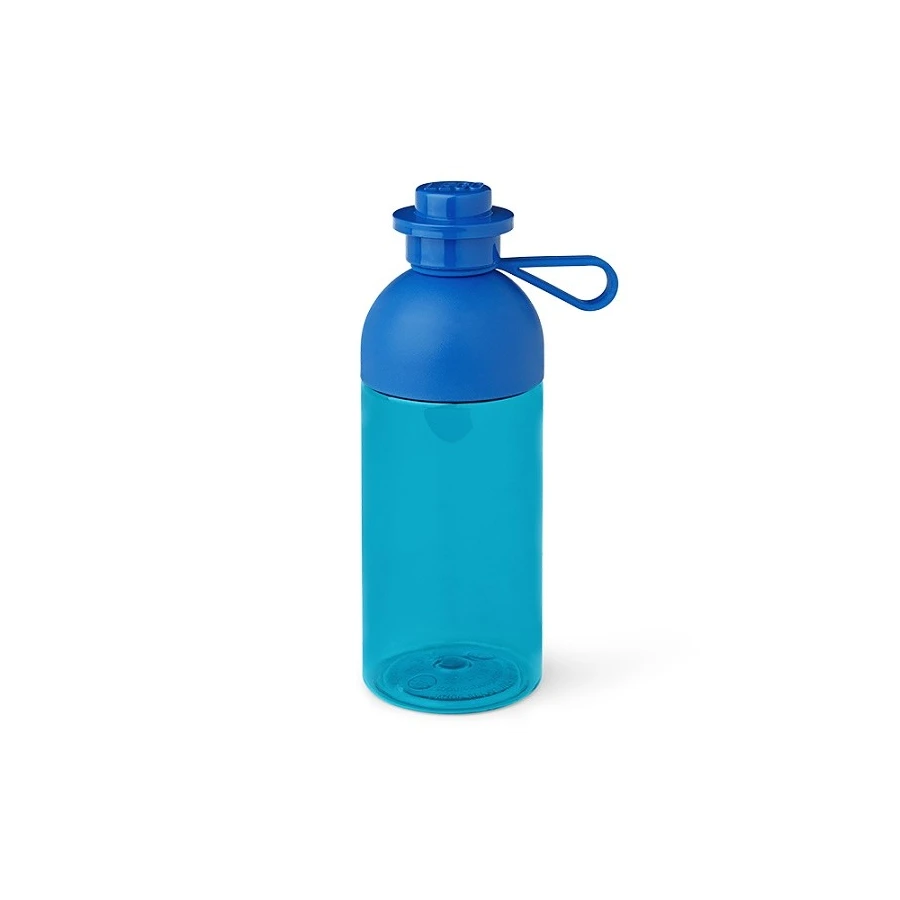 LEGO® Láhev na pití 500 ml - transparentní modrá