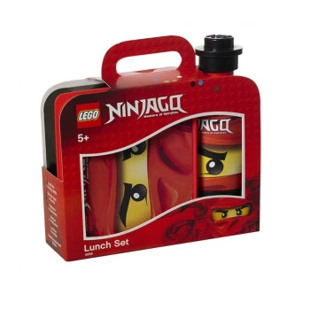 LEGO® NINJAGO® Set Láhev na pití a svačinový box - červená
