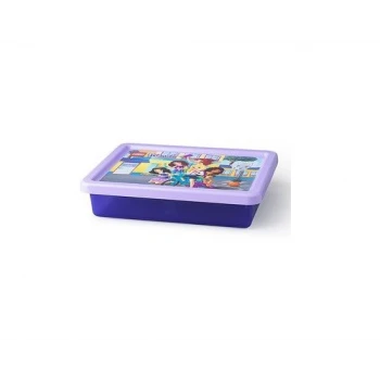 LEGO® FRIENDS úložný box S - transparentní fialový