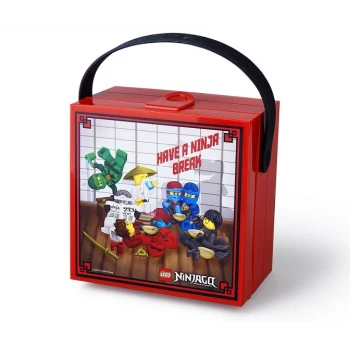 LEGO® NINJAGO® Box s rukojetí červený