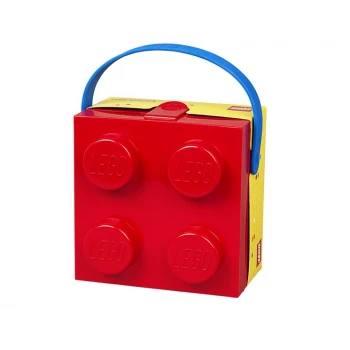 LEGO® LUNCH svačinový box s rukojetí červený
