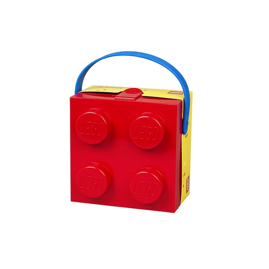 LEGO® LUNCH svačinový box s rukojetí červený