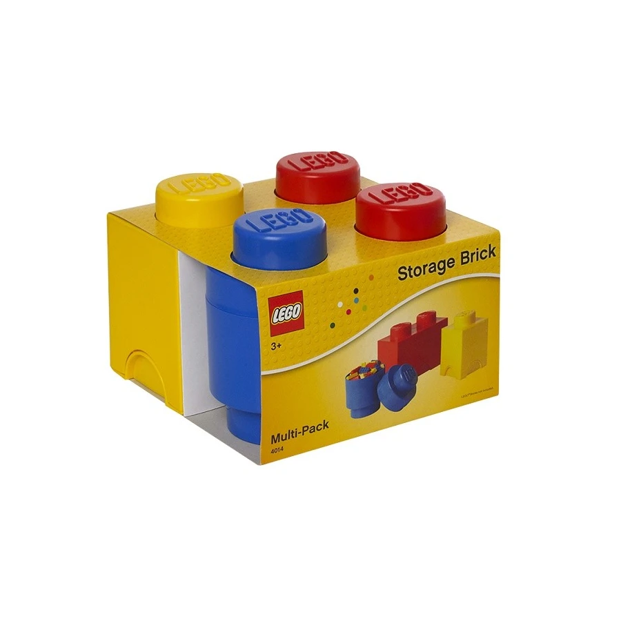 LEGO® Mix multi-pack 3 Úložné boxy žlutá, modrá, červená