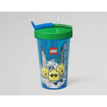 LEGO® ICONIC BOY Pohár s brčkem 500ml