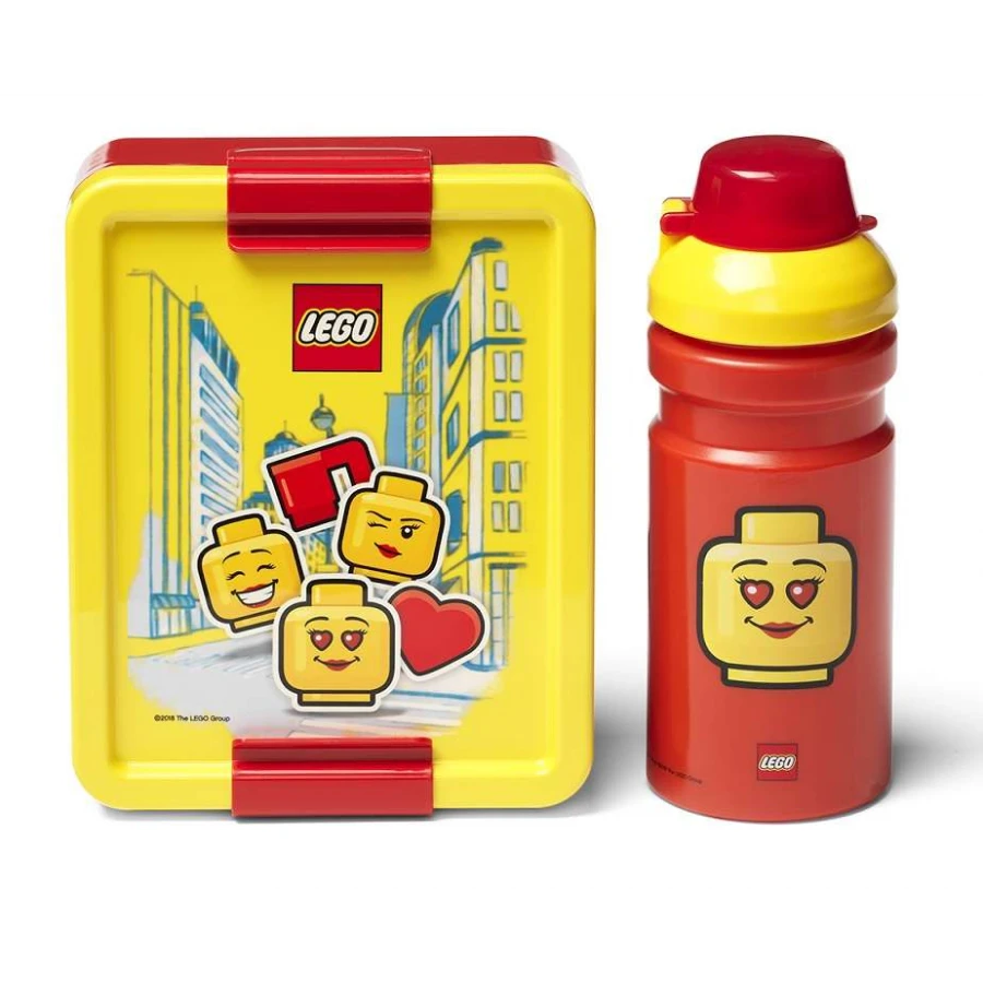 LEGO® ICONIC GIRL Svačinový set - box a láhev