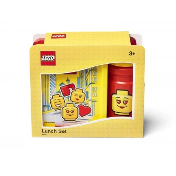 LEGO® ICONIC GIRL Svačinový set - box a láhev