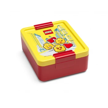 LEGO® ICONIC GIRL box na svačinu žlutá/červená