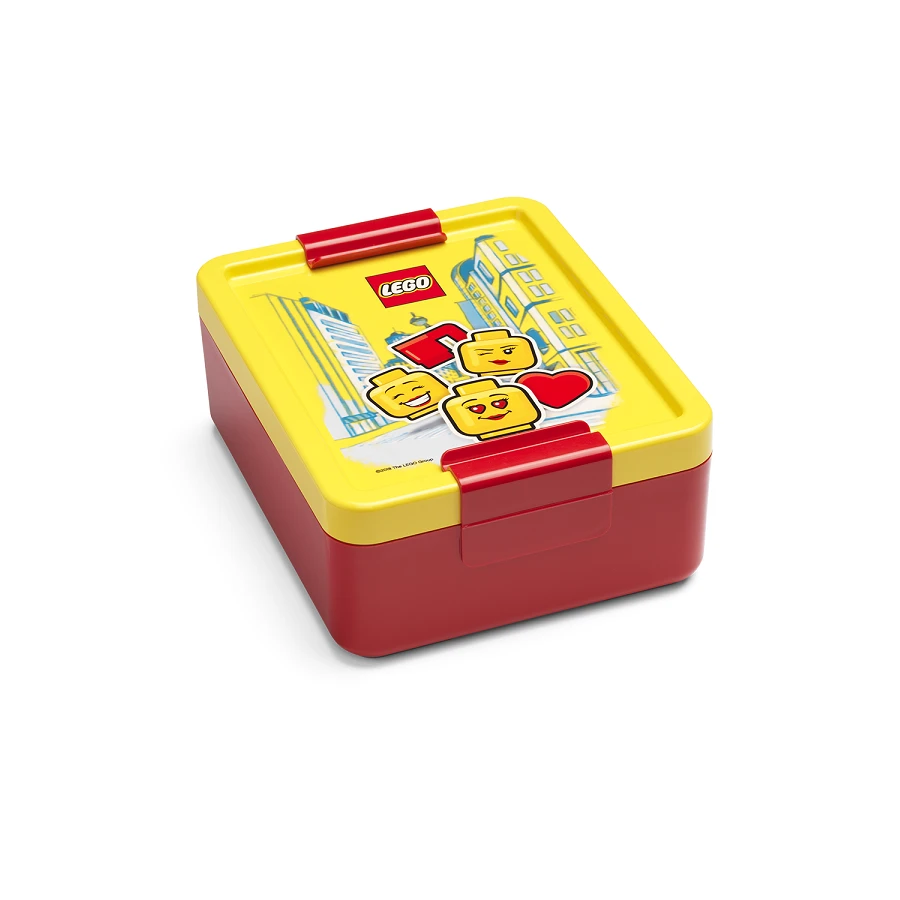 LEGO® ICONIC GIRL box na svačinu žlutá/červená