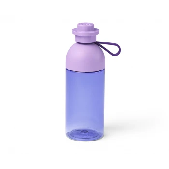 LEGO® ICONIC Láhev na pití 500 ml - transparentní fialová