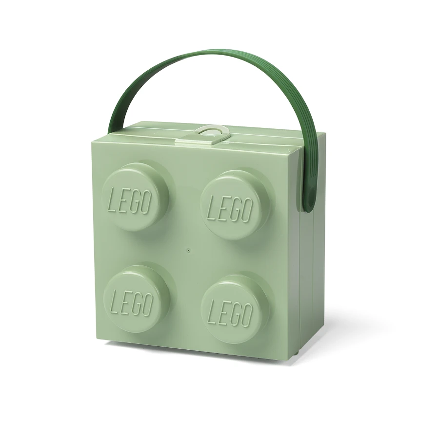 LEGO® Box s rukojetí zelený