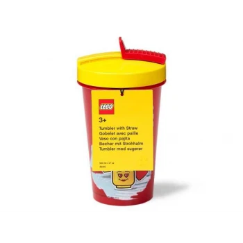 LEGO® ICONIC GIRL Pohár s brčkem 500ml