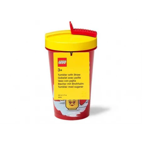 LEGO® ICONIC GIRL Pohár s brčkem 500ml