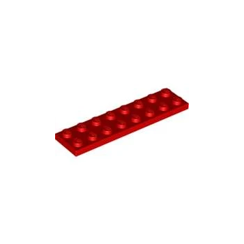 LEGO® CREATOR Podložka 2x8 červená (3034)