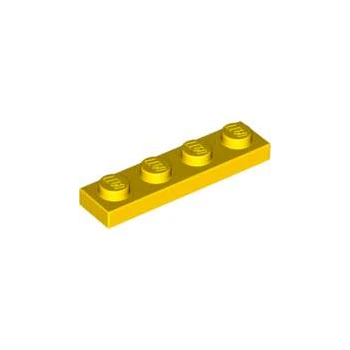 LEGO® CREATOR Podložka na stavění 1x4 žlutá (3710)