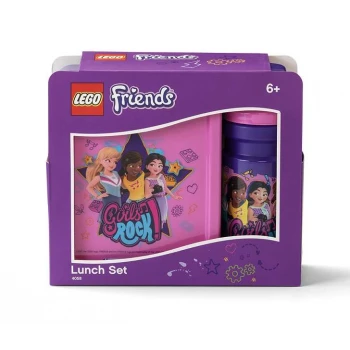 LEGO® FRIENDS Set Láhev na pití a svačinový box - fialová