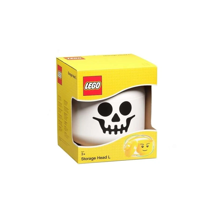 LEGO® STORAGE HEAD úložná hlava kostlivec velikost L