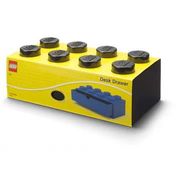 LEGO® STORAGE Stolní box 8 se zásuvkou černý