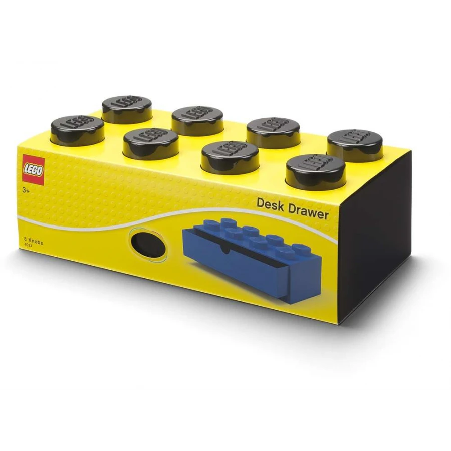 LEGO® STORAGE Stolní box 8 se zásuvkou černý