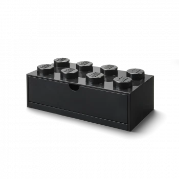 LEGO® STORAGE Stolní box 8 se zásuvkou černý