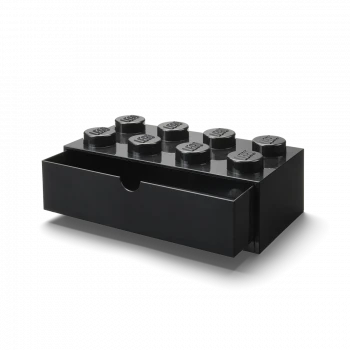 LEGO® STORAGE Stolní box 8 se zásuvkou černý