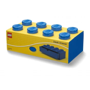 LEGO® STORAGE Stolní box 8 se zásuvkou modrý