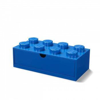LEGO® STORAGE Stolní box 8 se zásuvkou modrý