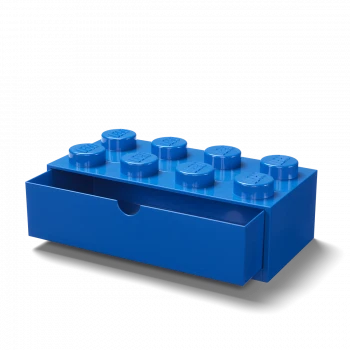 LEGO® STORAGE Stolní box 8 se zásuvkou modrý
