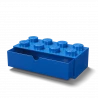 LEGO® STORAGE Stolní box 8 se zásuvkou modrý