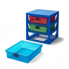LEGO® STORAGE organizér se třemi zásuvkami modrý