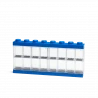 LEGO® sběratelská vitrínka na 16 minifigurek - modrá