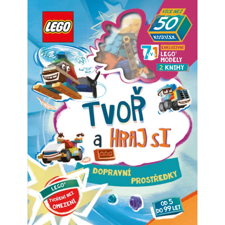 LEGO® ICONIC Tvoř a hraj si: Dopravní prostředky
