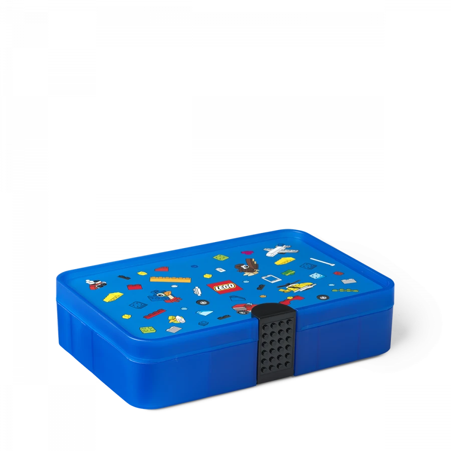 LEGO® ICONIC STORAGE BOX úložný box s přihrádkami - modrá