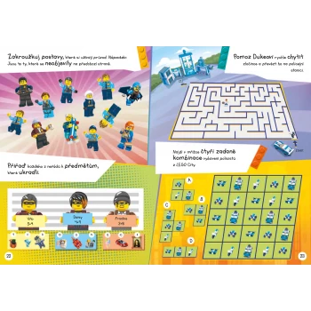 LEGO® CITY Dukeova mise - komiks - příběh - aktivity