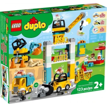 LEGO® 10933 DUPLO®  Stavba s věžovým jeřábem