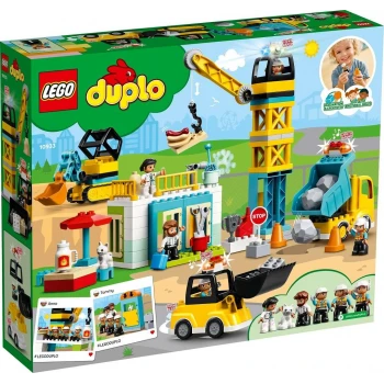 LEGO® 10933 DUPLO®  Stavba s věžovým jeřábem